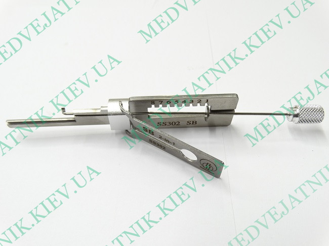 Lishi Style Декодер SB замки (Тайвань) MEDVEJATNIK 3